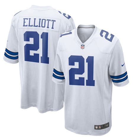 dallas cowboys ezekiel elliott nike game replica throwback jersey|cowboys 21 jersey.